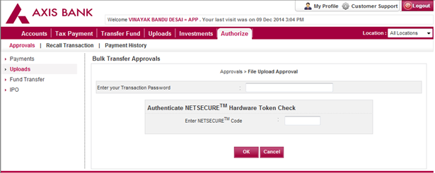 Corporate Internet Banking Corporate Bankin!   g Axis Bank - 