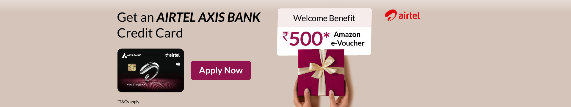 Airtel Axisbank credit card