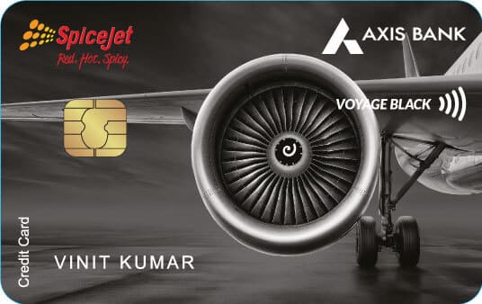 SpiceJet Axis Bank Voyage Black Credit Card