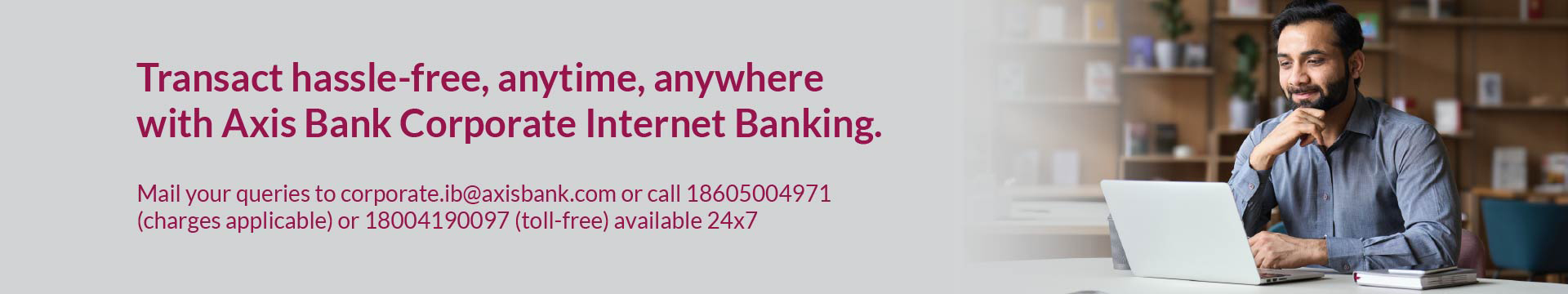 Corporate Internet Banking Banner